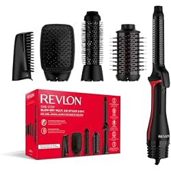 Revlon One-Step Blow-Dry Multi Air Styler 5-in-1 - RVDR5370 | Detachable Heads, Curler, Dryer, Volumiser, Styler and Shape Enhancer