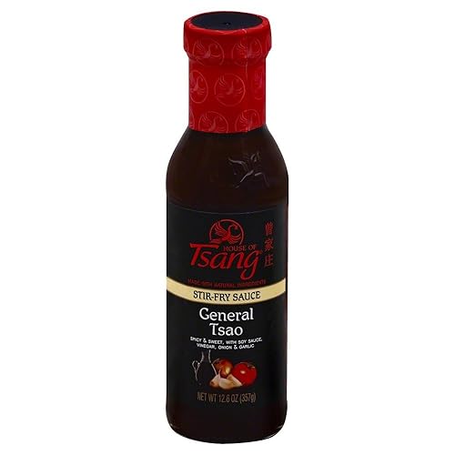 House of Tsang Salsa salteada General Tsao 12.3 onzas (paquete de 2)
