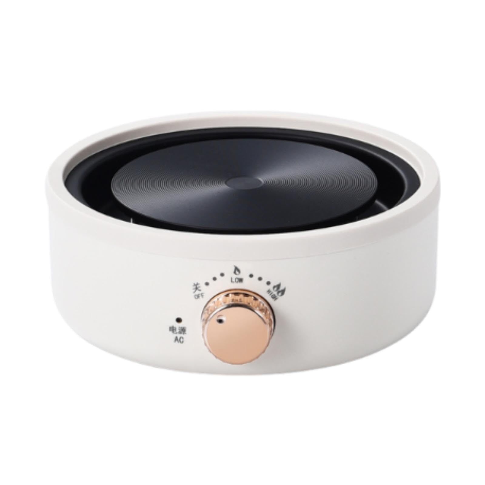 Hornilla Eléctrica, Hervidor, Adaptador UE, Calentador de Café Compacto Y Versátil, Placa Calefactora para Té, Oficina, Camping Interior, Blanco, Individual