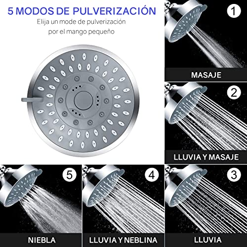 Consejos y reviews para comprar Regadera spa hogareño los más solicitados. 3 Imagen adicional