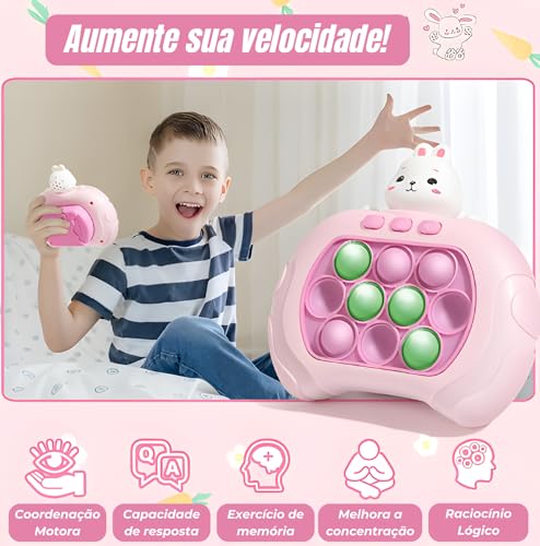 Pop It Eletrônico Premium Anti-Stress, Brinquedo Com Bolhas Relaxantes, Para Crianças E Adultos, Fid