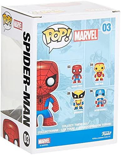 Funko - POP Marvel - Spiderman Funko - POP Marvel - Spiderman | Pop Spiderman | 4 Funko - POP Marvel - Spiderman | Pop Spiderman