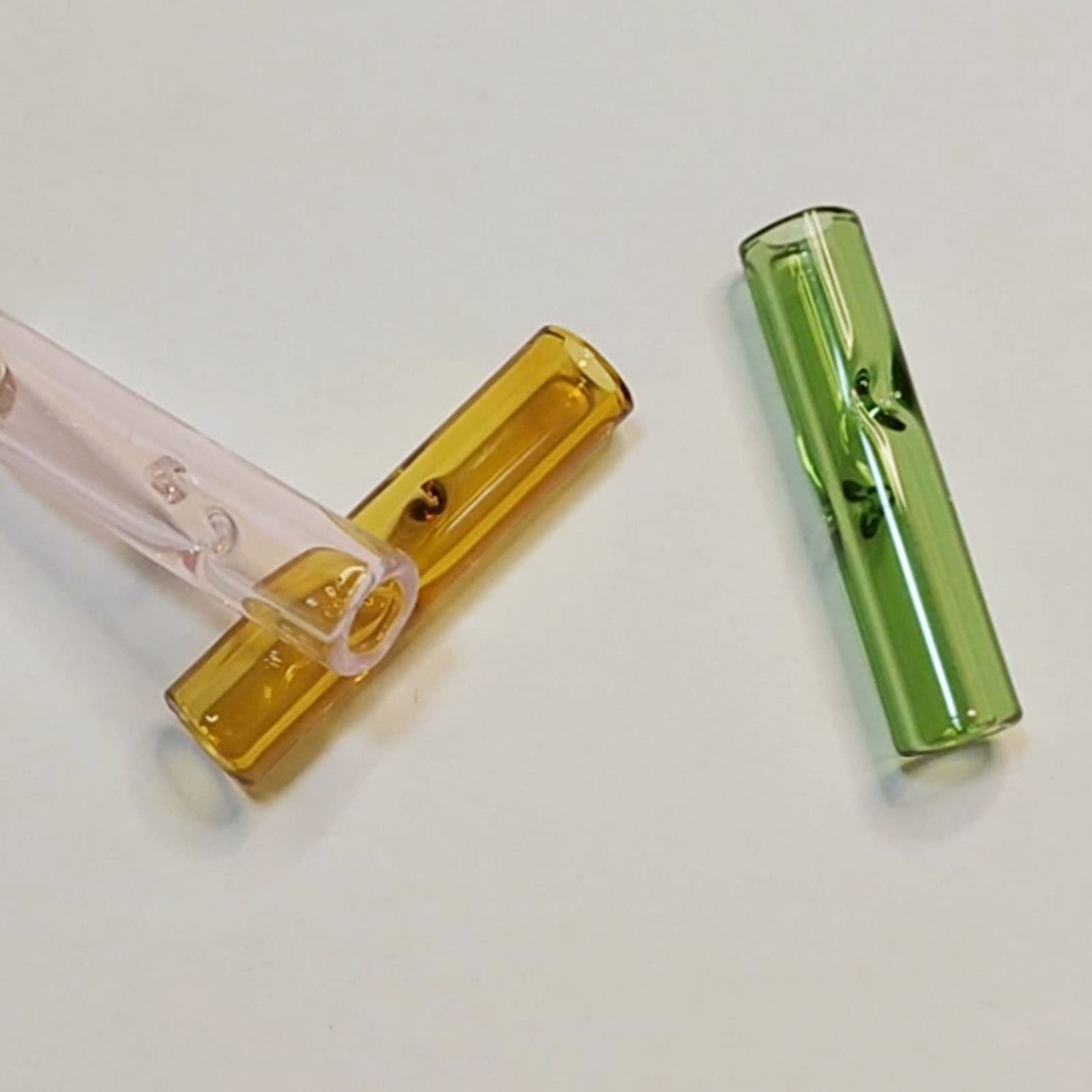 VOVCIG Punta per filtro in vetro, riutilizzabile rotonda, 10 pezzi, punta rotonda da 8 cm