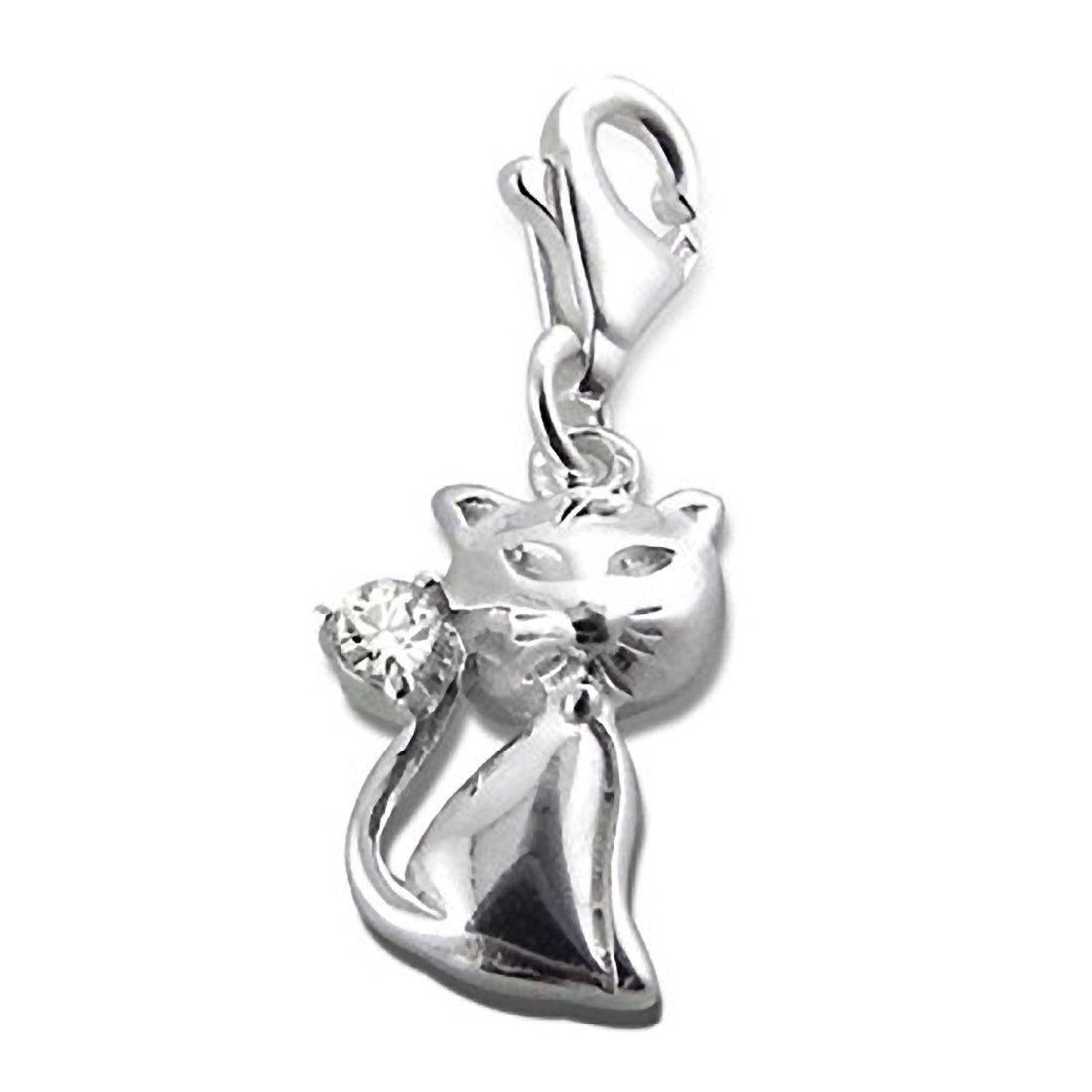 Sponsored Ad – Animal Clip On Charms Collection - Sterling Silver Clip On Charm Pendant with Lobster Clasp for Women - Compatible with Thomas Sabo Charms Bracelet - Women's Clasp Charms