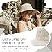 Tirrinia Kids Boonie Sun Hat Fishing Safari Wide Brim Hat Ages 5-15, Bucket Hats with UPF 50+ UV Protection Boys Girls for Hiking Beach