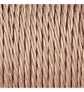 Cavo Intrecciato Vintage 10 Metri, 3 Core Antico Cavo Di Illuminazione Rotondo Cavo Flessibile In Tessuto (marrone - Foto 12