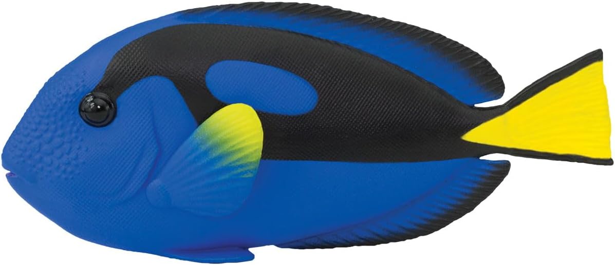 Safari Ltd. Blue Tang Figurine - Detailed 4.75" Plastic Model Figure - Fun Educational Play Toy for Boys, Girls & Kids Ages 3+