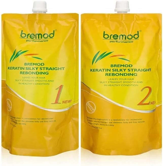 GenericBremod Performance Keratin Silky Straight Rebonding Set (1&2) 800ml