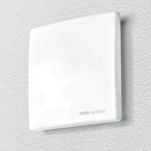 SCS Sentinel CFI0025 - Elektronischer kabelgebundener 230V Türgong mit integriertem 5V Transformator - 8 Melodien-Material ABS-Innenraum- ElektroBell, Weiß