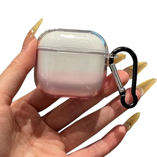 LUNBER-ARMOR�EFor Galaxy Buds3 FE �N���A �P�[�X TPU �V���v�� �ی�J�o�[ �J���r�i�t�� ���C�����X�C���z�� �J�o�[ ���h�~ For �M�����N�V�[�o�b�Y3 �ی�P�[�X(�s���N)