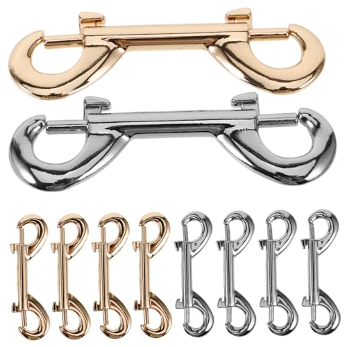 OSALADI Heavy Duty Dog Leash Double Clip Leash Metal Snap Hooks Pet Supplies DIY Projects