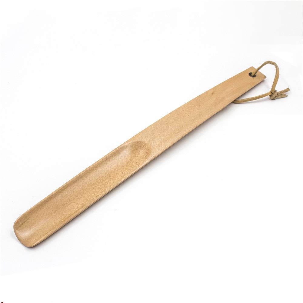 Akcesoria do obuwia Dorośli mężczyźni i kobiety Odpowiednie dla starszych kobiet w ciąży Drewniane czółenka Buty (38 cm) Przenośny łyżka do butów (kolor: wielokolorowy, rozmiar: 38 cm) (wielokolorow