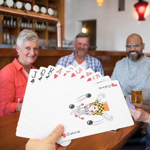 Jumbo Playing Cards Großformatige Pokerkarten Größer Robust Leicht Tragbar Für Erwachsene Party Spielspaß – Bild 8