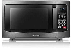 Toshiba 1.5 cu. ft. Black Stainless Microwave Oven with Convection Function