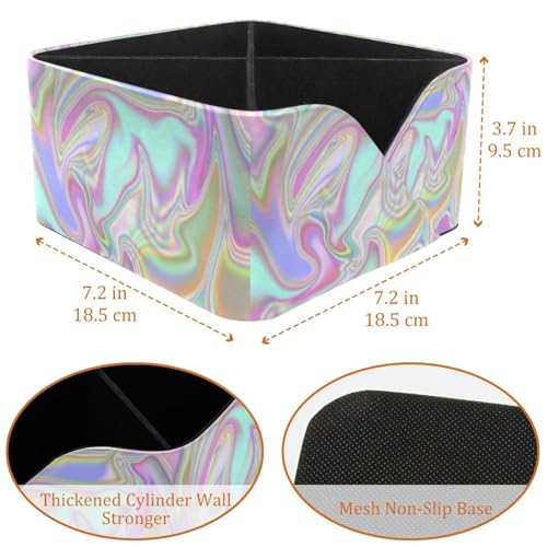 Porte-stylos rectangulaire laser : double compartiment de rangement - 4