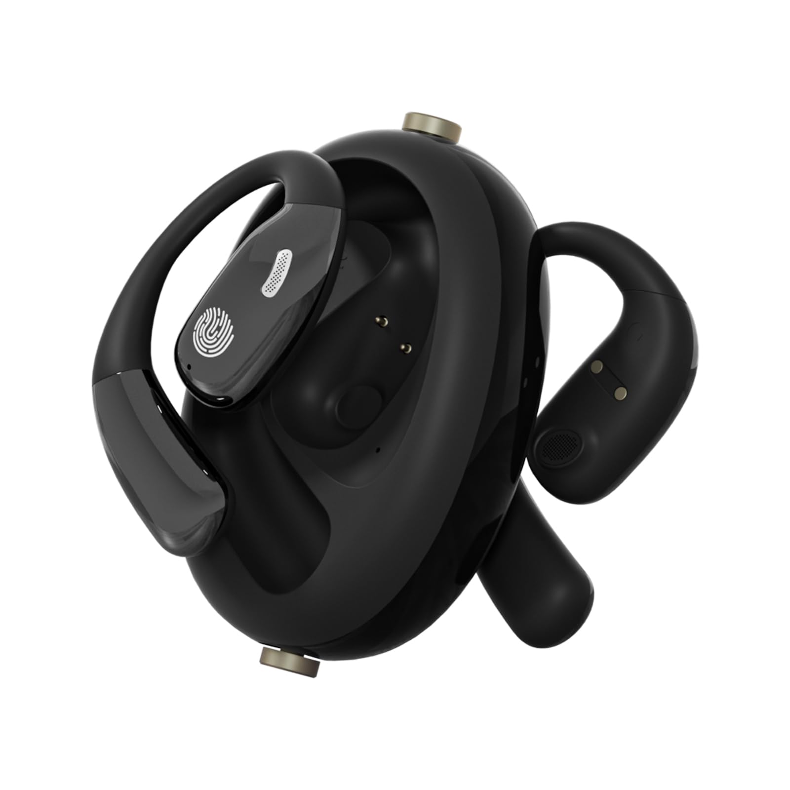 Language Translator Earbuds, 114 Languages Support, Two-Way Real-Time Translation, Bluetooth Wireless Headphones, Open Ear Design (Black)