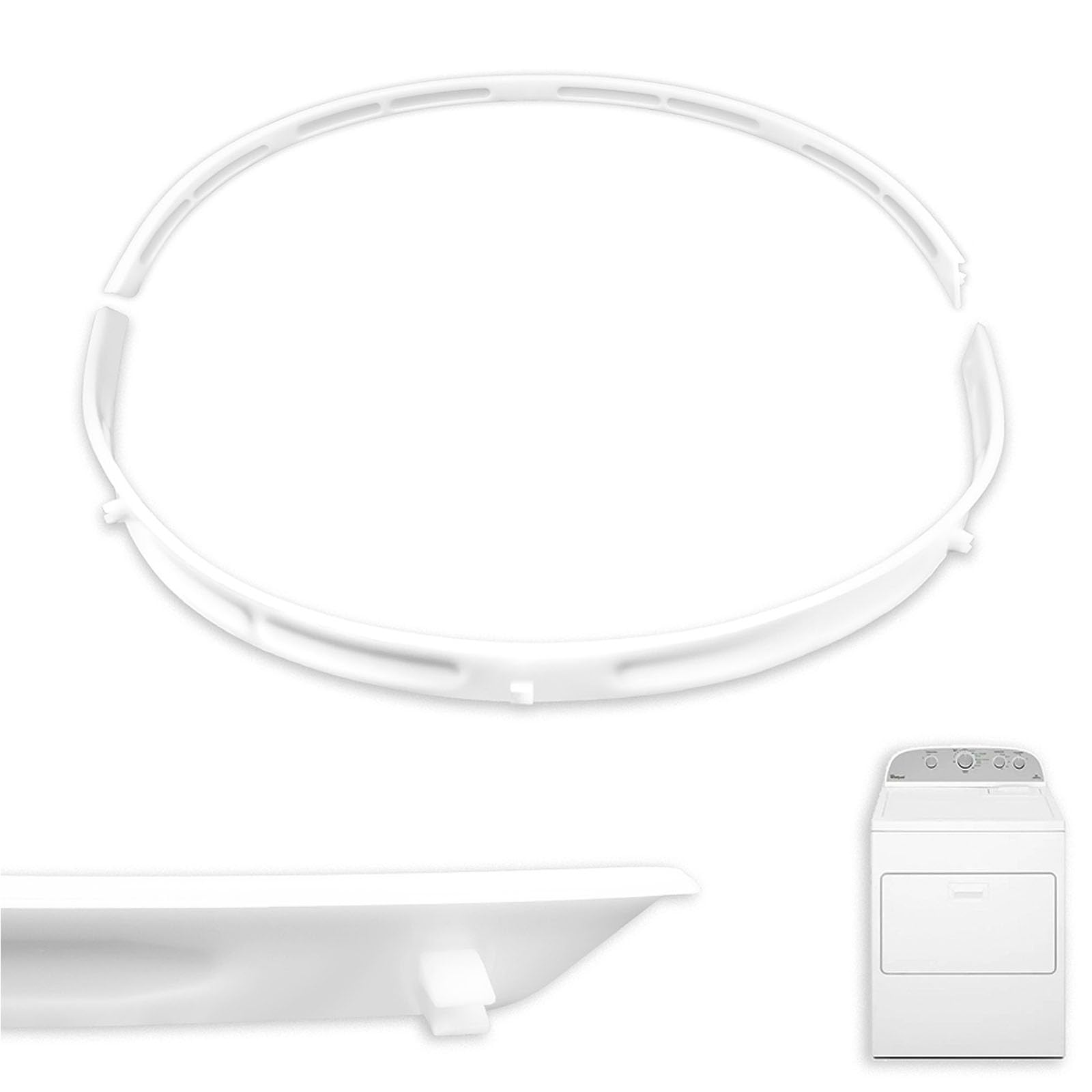 279441 Dryer Drum Support Bearing Ring Fit for Whirlpool, Kenmore, KitchenAid, Maytag, Magic Chef, Admiral, Amana, Crosley, Jenn-Air Dryer, Replaces# 692526 AP2996731 AH334199 EA334199 PS334199, 1 Set