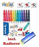 Frixion Remover ist das perfekt Accessoir für alle FRIXION Fans. Lässt thermosensitive Tinte verschwinden. Radiert alles, was mit einem FRIXION Stift gemalt, geschrieben, gezeichnet oder geskribbelt wurde weg. Kann problemlos wiederbeschrieben werden. Keine Farbrückstände und kein Krümeln beim Radieren. Gehäusefarbe Blau