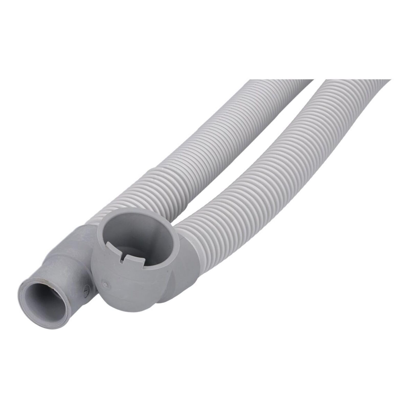 LUTH Premium Profi Parts Manguera de desagüe 30/20 mm de diámetro 2,3 m con ventilación compatible con AEG 1118697000 para lavavajillas