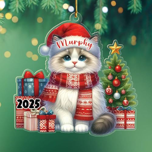 Ragdoll Cat Shaped Ornament Gift for Christmas Birthday