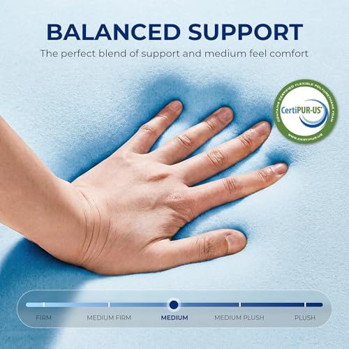 Neo Sleep Twin 8 Inch Cooling Gel Memory Foam Mattress Pressure Relief — view 3