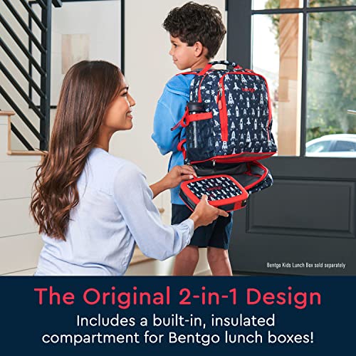 Image of Bentgo Kids 2-in-1 Backpack & Insulated Lunch Bag with Padded Straps