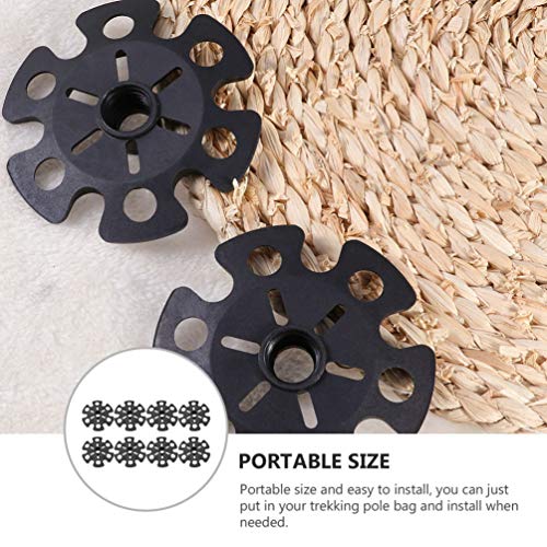 BESPORTBLE 8Pcs Cestas Pólo Caminhadas A Pé Pólo Trekking de Borracha de Substituição Dicas Pólos Tr
