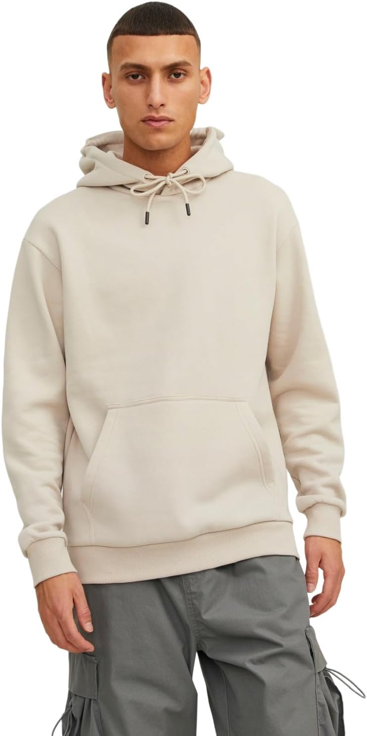 JACK & JONES Mens JJEBRADLEY Sweat Hood NOOSHooded Sweatshirt