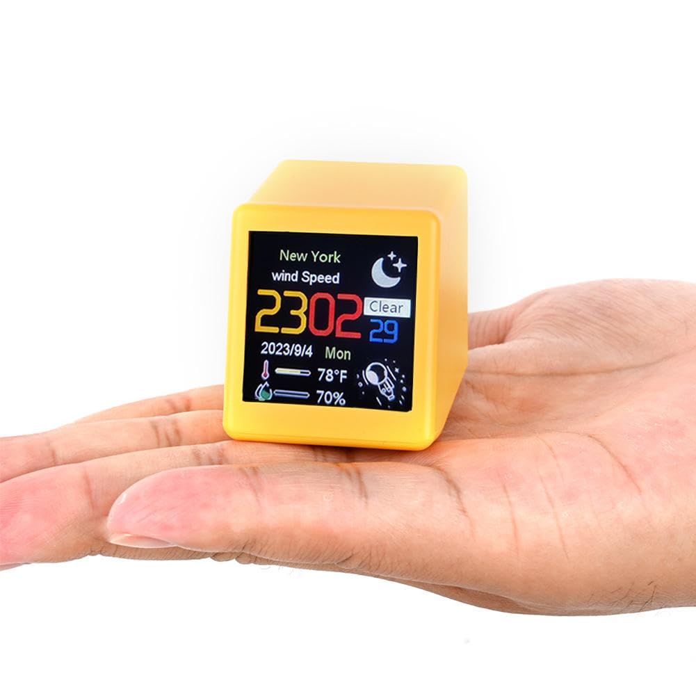 Afficheur Bitcoin Temps Reel Tracker Crypto NAUXIU - Affichage Temps Réel  Bitcoin Et Météo | Gadget Bureau Geek Avec Album Photo Numérique Tracker  Crypto-monnaie WiFi