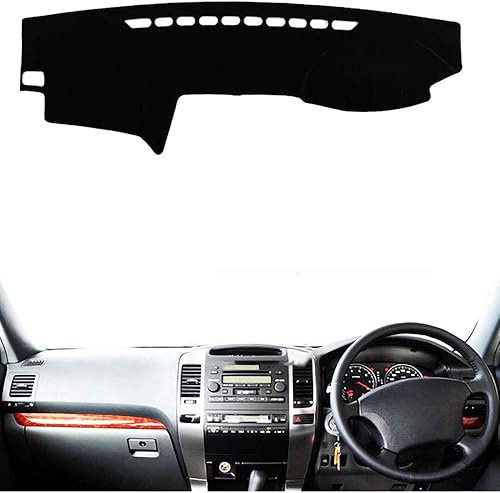 Alfombrilla para Toyota Land Cruiser Prado J120 2003-2009 Pantalla baja de conducción derecha tablero cubierta tablero tablero pad alfombra alfombra