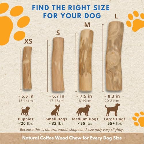 MINOWILD Coffee Wood Chew Small