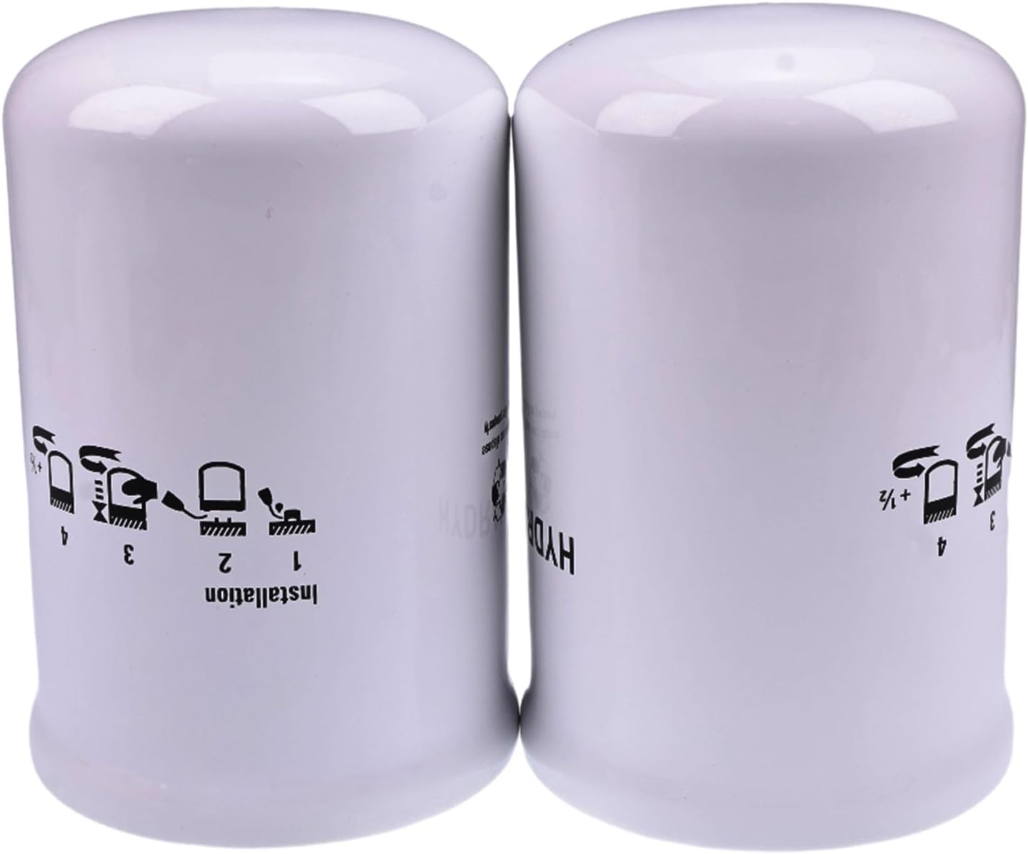 JZGRDN 2PCS Hydraulic Oil Filter 6661248 Compatible with Bobcat S150 S160 S175 S185 S205 T140 T180 T190 S130 & Kubota V2203