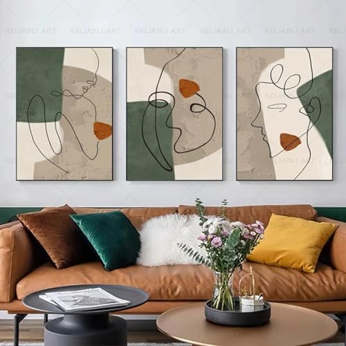 Impressions sur toile de lignes abstraites pour habiller facilement un grand mur vide