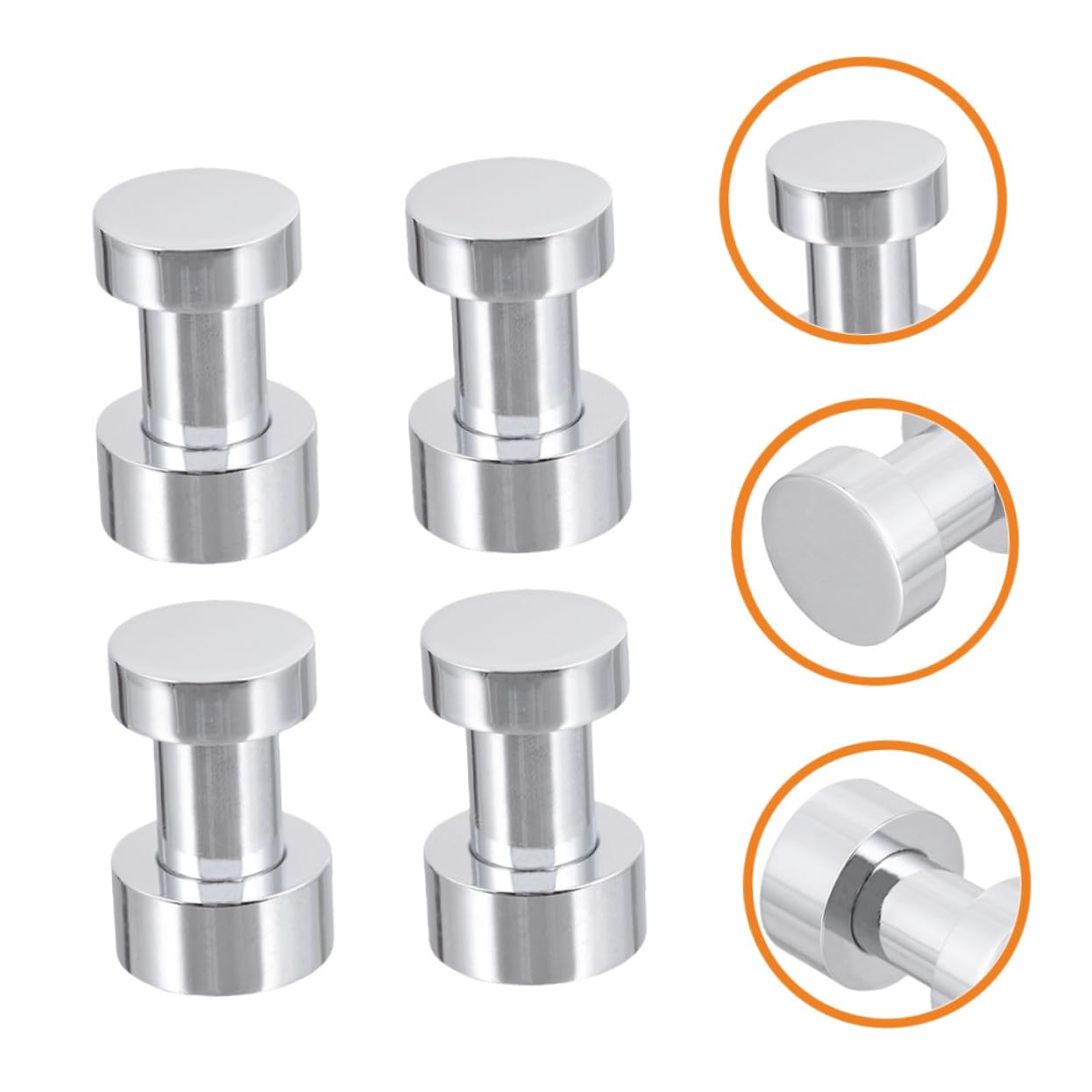 NOLITOY 4 Piezas Ganchos para Baño Impermeables Ganchos Metálicos para Toallas para Baño para Colgar el Hogar