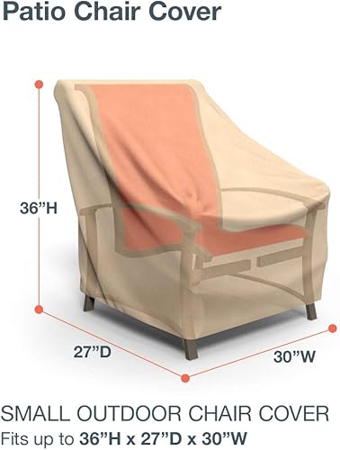 Miniatura 3 de EmpirePatio - Fundas para sillas con respaldo alto de 36 pulgadas de alto, nuez moscada