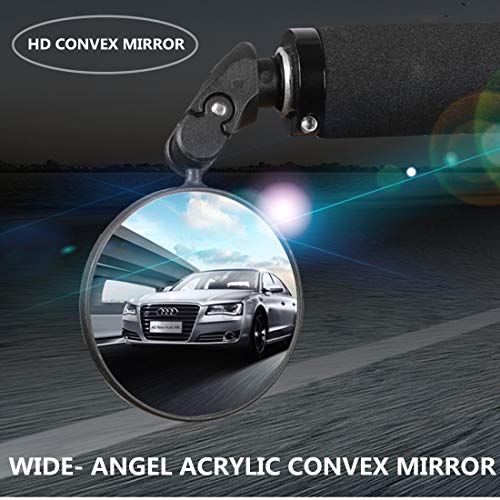 image for SGODDE Bike Mirror, 2pcs Bicycle Cycling Rear View Mirrors, Safe Rearv