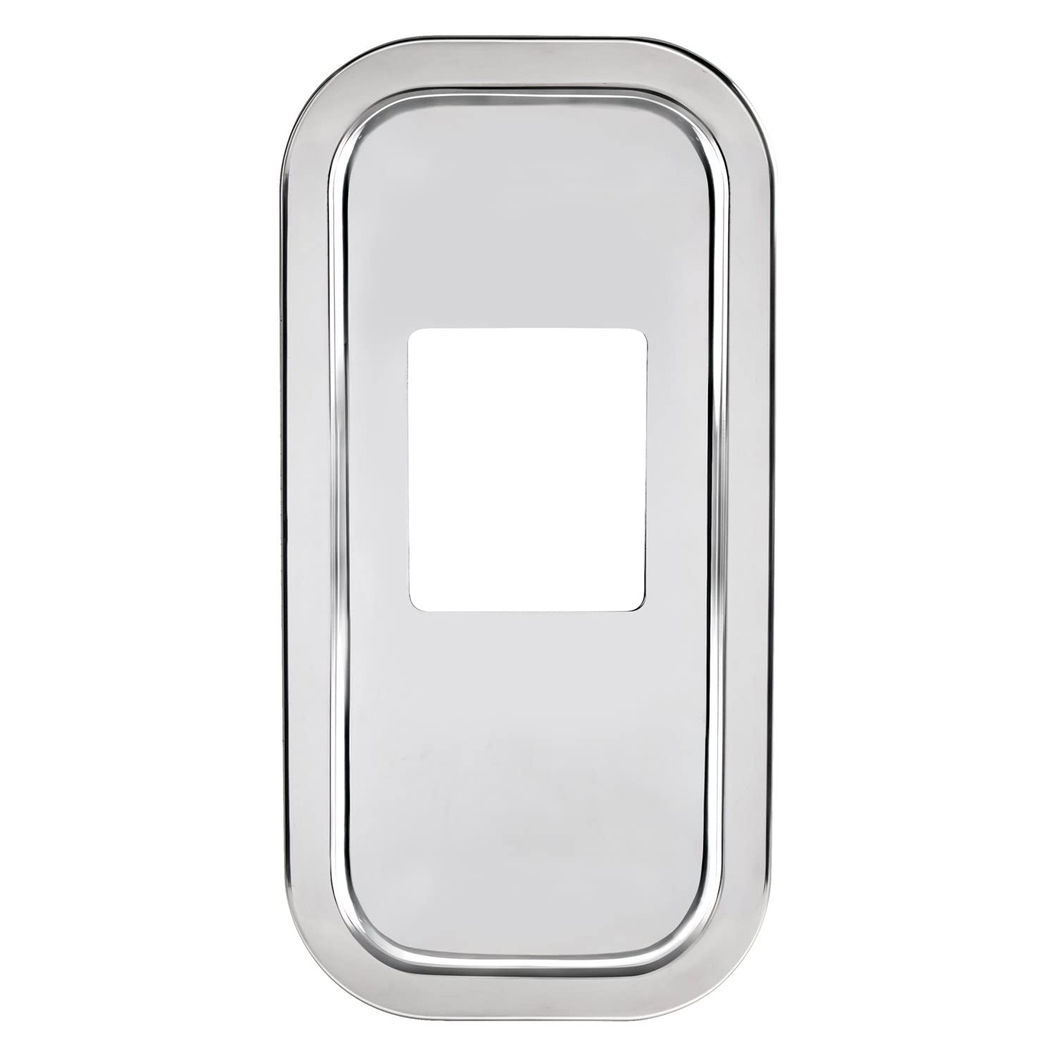 United Pacific 21735 Transmission Shift Lever Plate Base Cover, Stainless Steel, for 2005+ Peterbilt