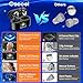 Cscoei 32-Channel Rechargeable OTC Hearing Aids for Seniors & Adults - Invisible In-Ear Sound Amplifier with Noise Cancellation & Charging Case - for Mild to Moderate Hearing Loss,Auto On/Off