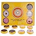 12 Piece Assorted Fake Donuts Pretend Play Toy Faux Doughnuts Food Set for Kids