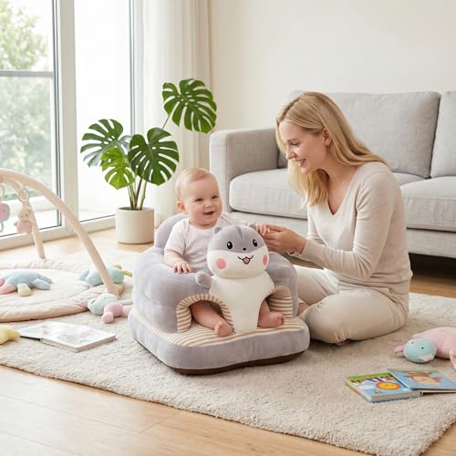 Siège de sol pour bébé stable évitant les chutes en arrière