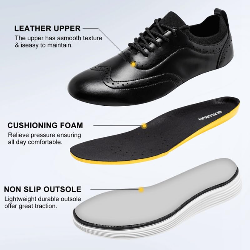 Men's Formal Walking Lace-Up Oxford Shoes, Lightweight Casual Comfortable Dress Sneakers for Business and Everyday Wear4