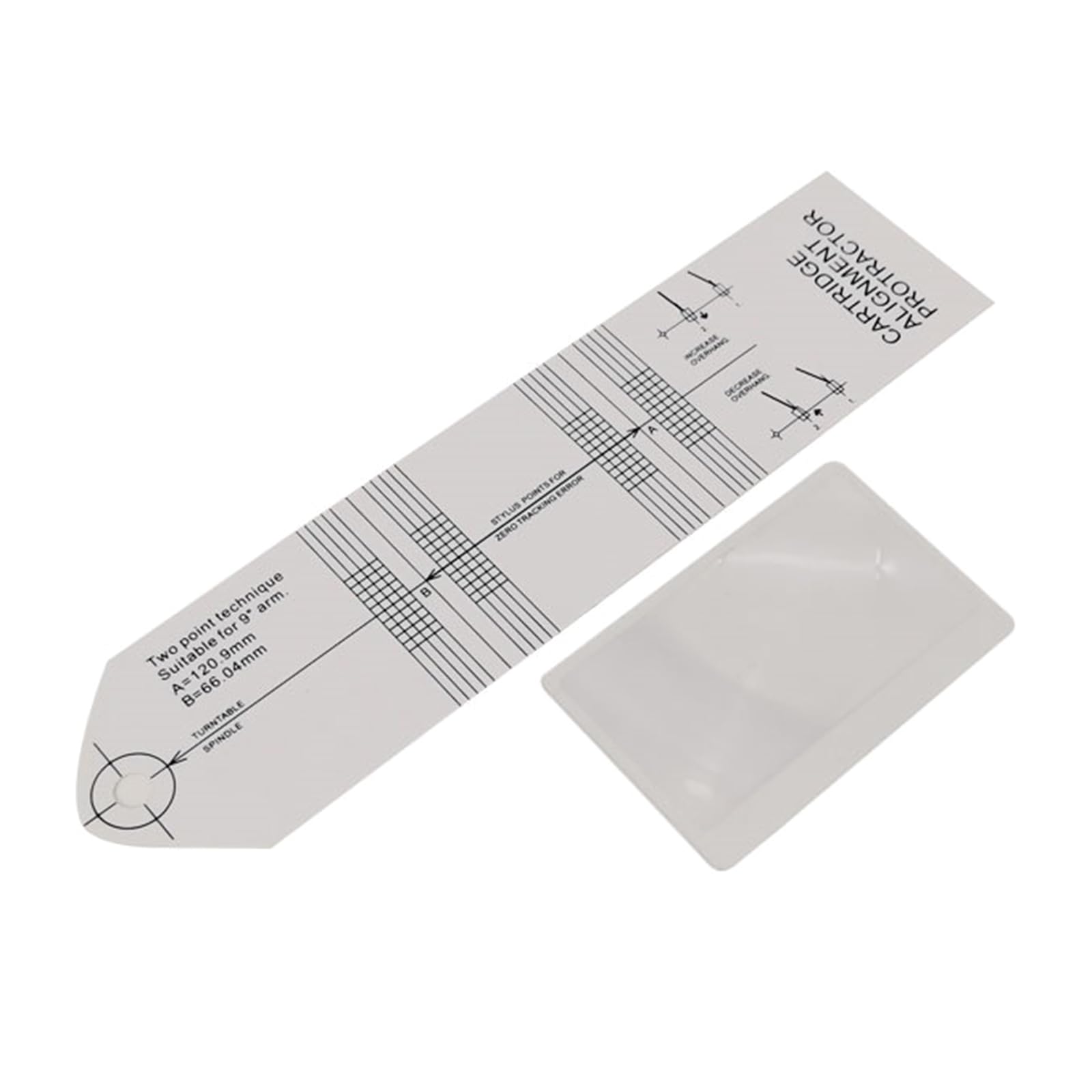 Hdoytxxm Alignment Protractor Tool Calibration Distance Gauge Precisions Acrylic Gauge Cartridge Ruler Professional