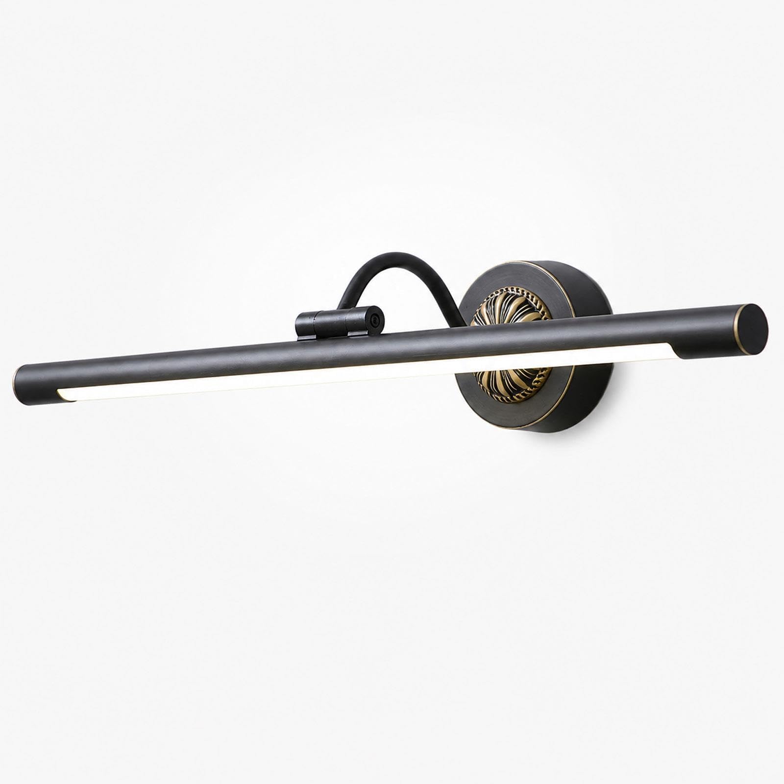 Lampe Miroir LED Style Américain Vintage, Luminaire Linéaire Laiton