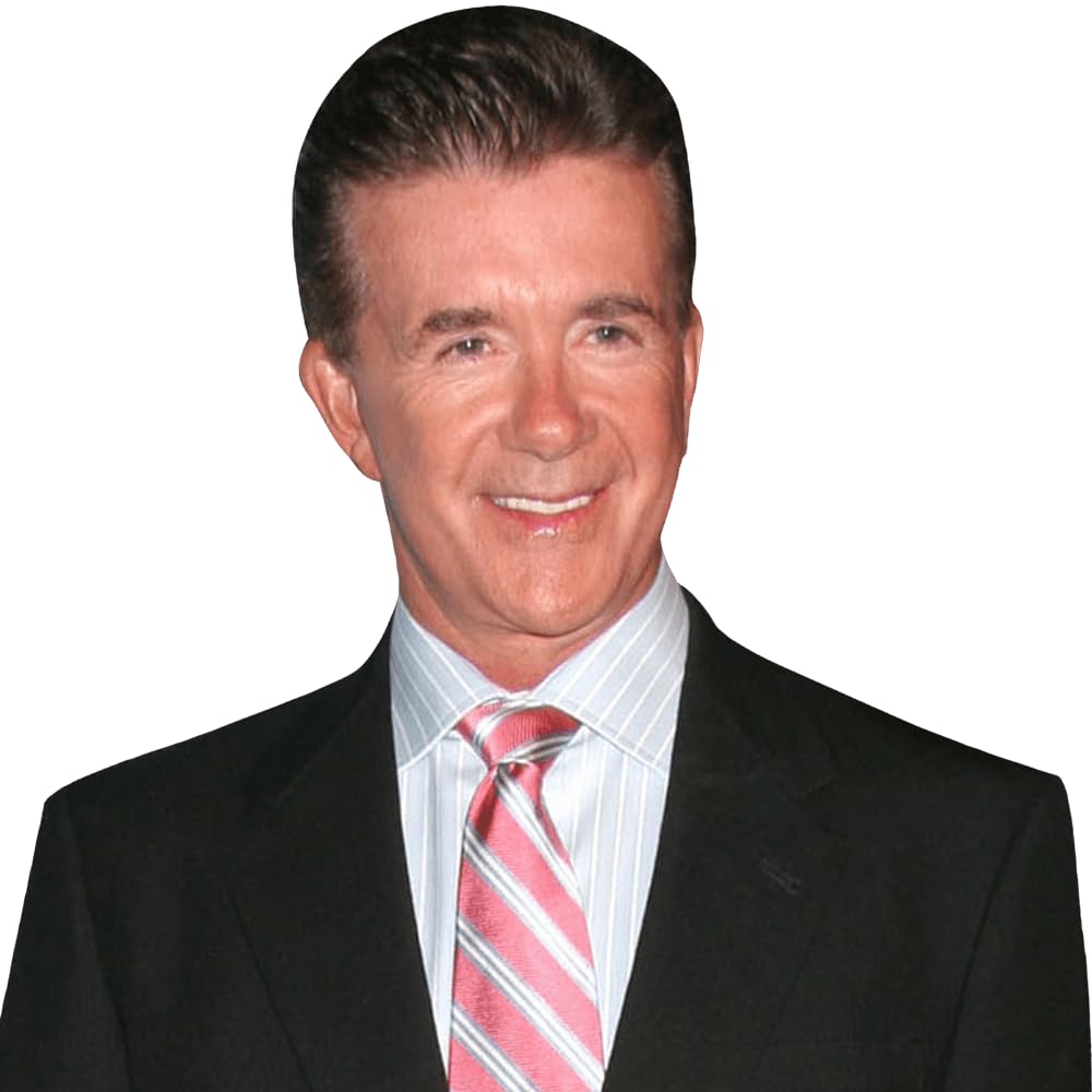 Alan Willis Thicke (Black Suit) Half Body Buddy Cutout