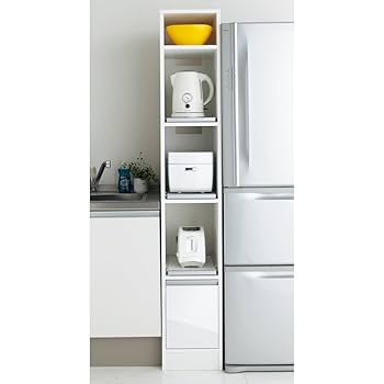 決まりました】ディノス 食器棚 スライド棚付きキッチン家電収納