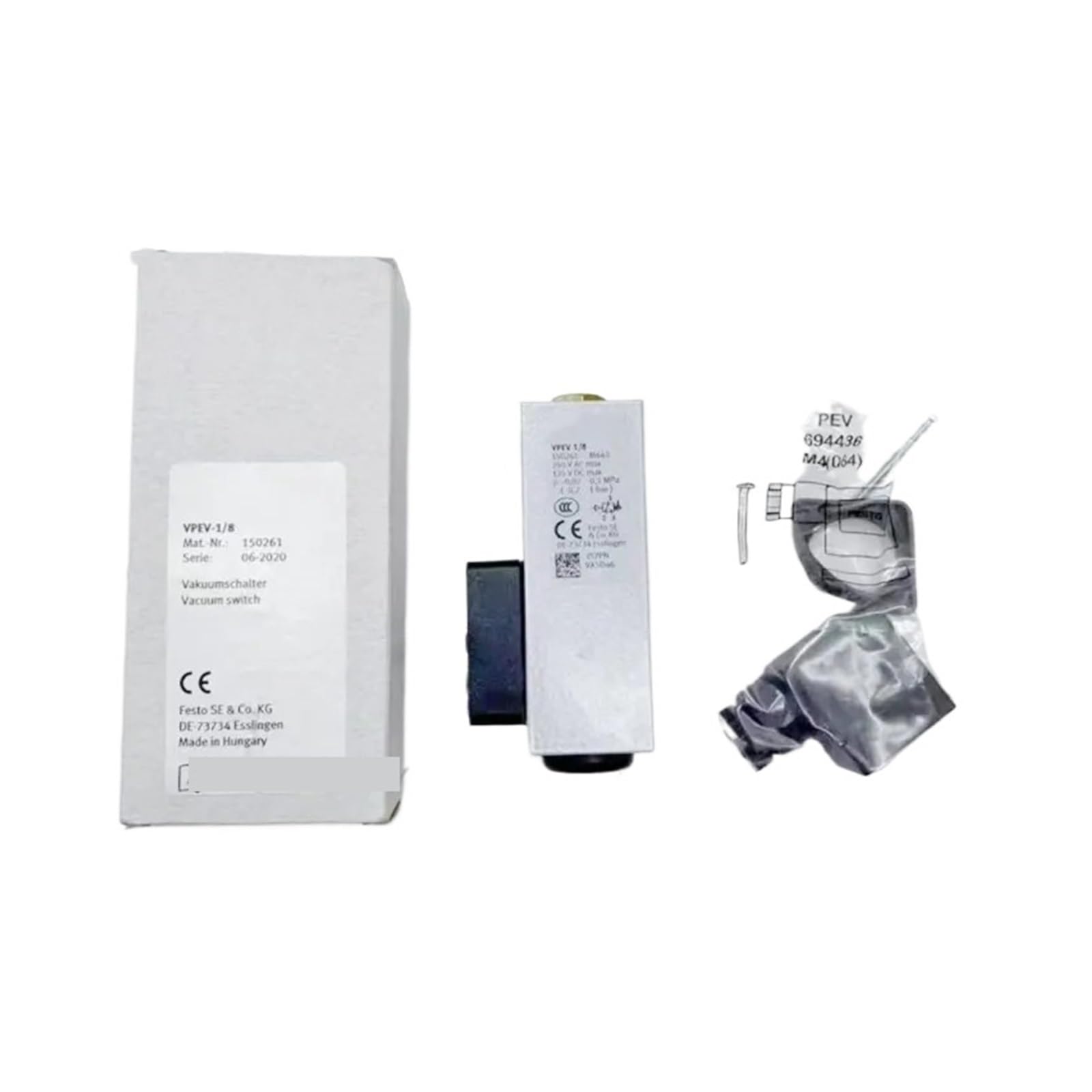 Électrovanne VPEV-1/8 haute durabilité pour commande pneumatique stable