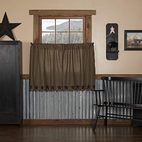 VHC-Brands-Black-Star-Cotton-L36xW36-Scalloped-Tier-Set-of-2-Black VHC Brands Black Star Cotton L36xW36 Scalloped Tier Set of 2 Black