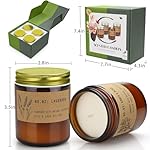 Candles for Home Scented, 4 Pack Candle Gifts for Woman, Large Lavender Rose Amber Aromatherapy Scented Candles, 220H Long Lasting Soy Wax Candle Set for Mother's Day, Birthday, Anniversary, Men - Image 4