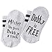 SAMTITY Unisex Neuheit Lustige Socken Master Has Given Dobby a Sock, Dobby is Free Socken Lustige Baumwoll Socken für Frauen und Männer