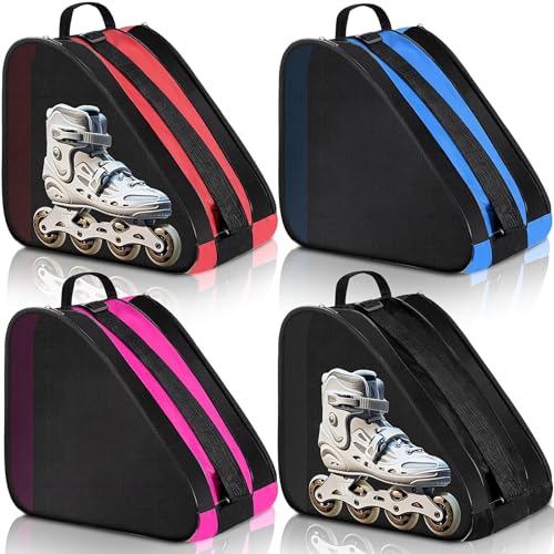CHENGU 4 Pack Roller Skate Bag Large Capacity Breathable Ice Skate Bag...
